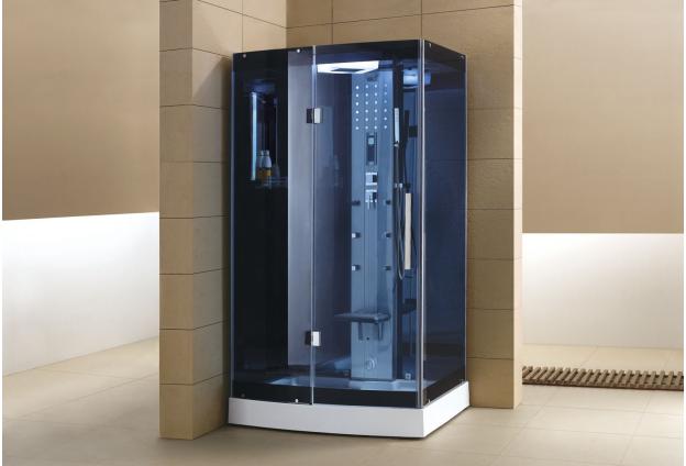 Cabina de hidromasaje con bañera 80x80 o 90x90 o 105x105 con sauna y  bluetooth CB013