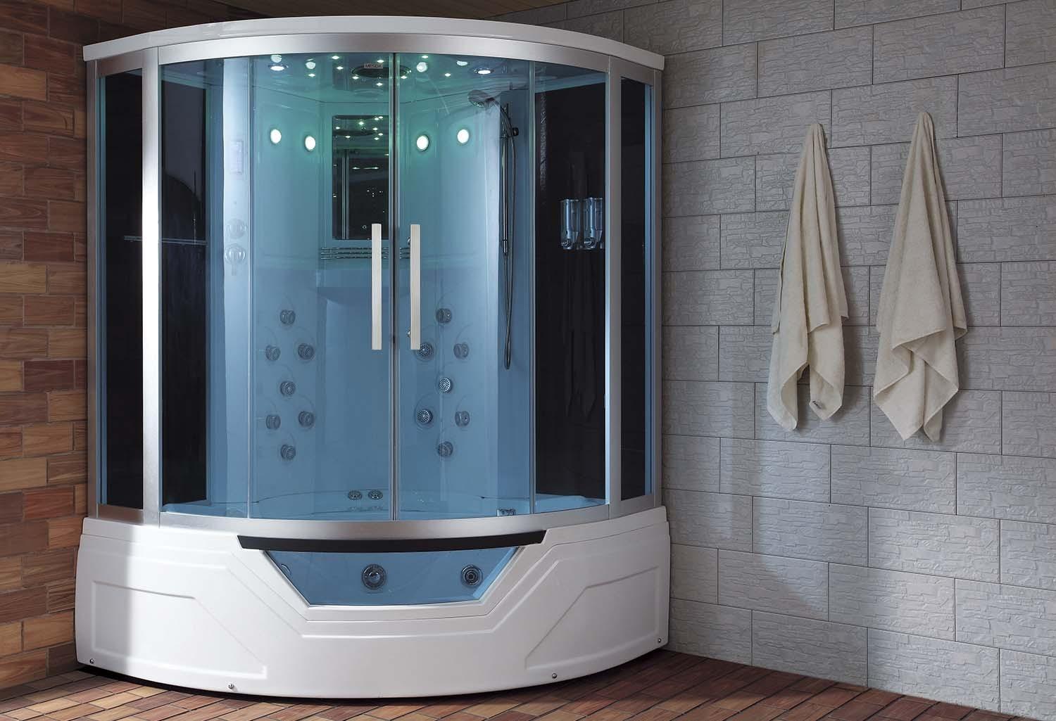 Cabina hidromasaje y bañera con sauna AT-012A